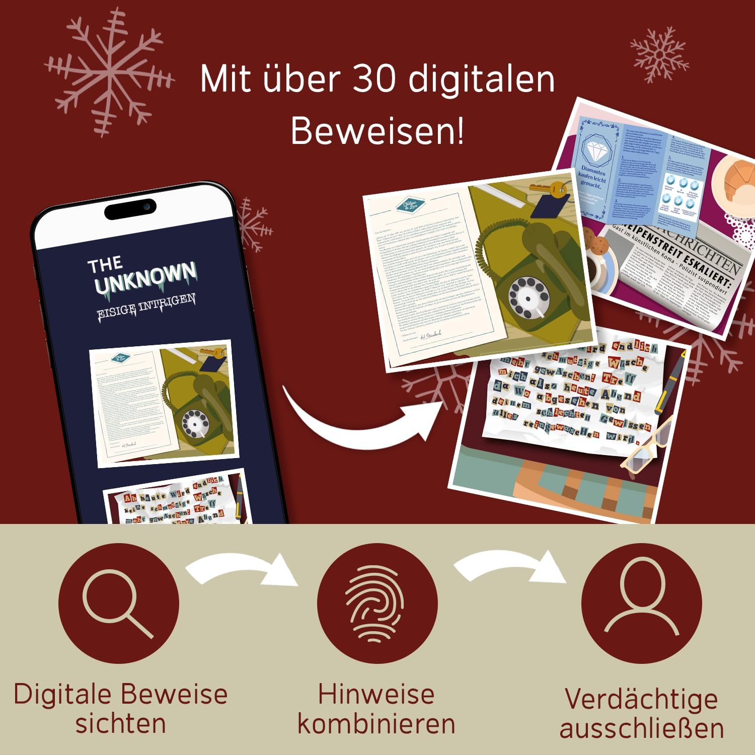Adventskalender Krimi „Eisige Intrigen“