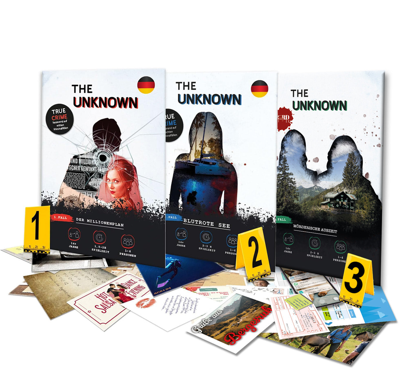 Bundle: Fall 1, 2 & 3 - The Unknown Krimispiel