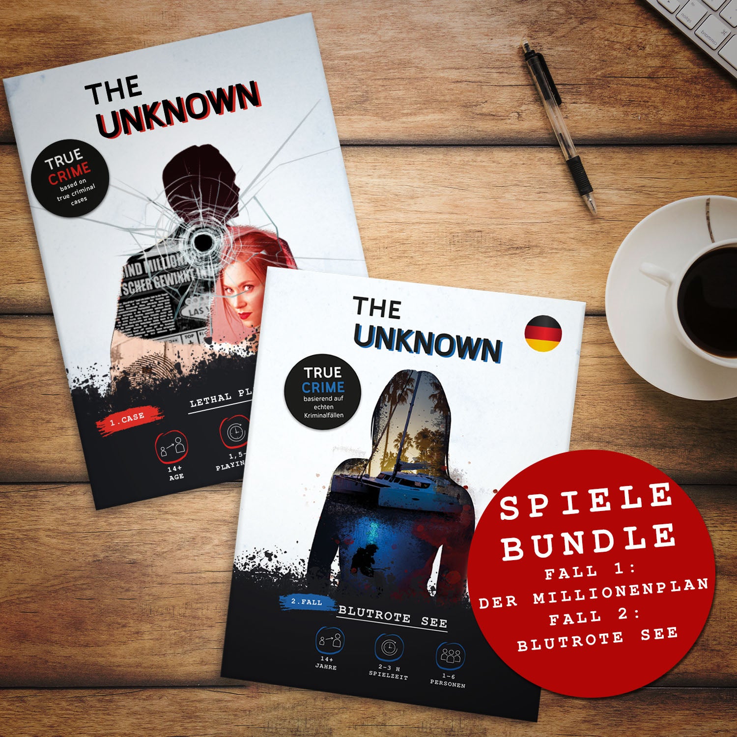 Bundle: Fall 1 & 2 – The Unknown Krimispiele