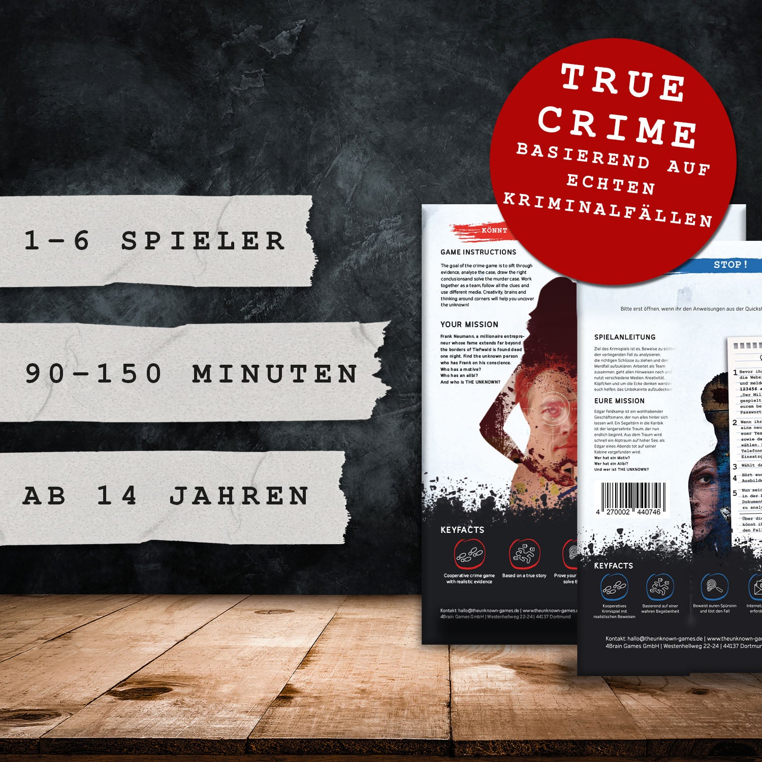 Bundle: Fall 1 & 2 – The Unknown Krimispiele