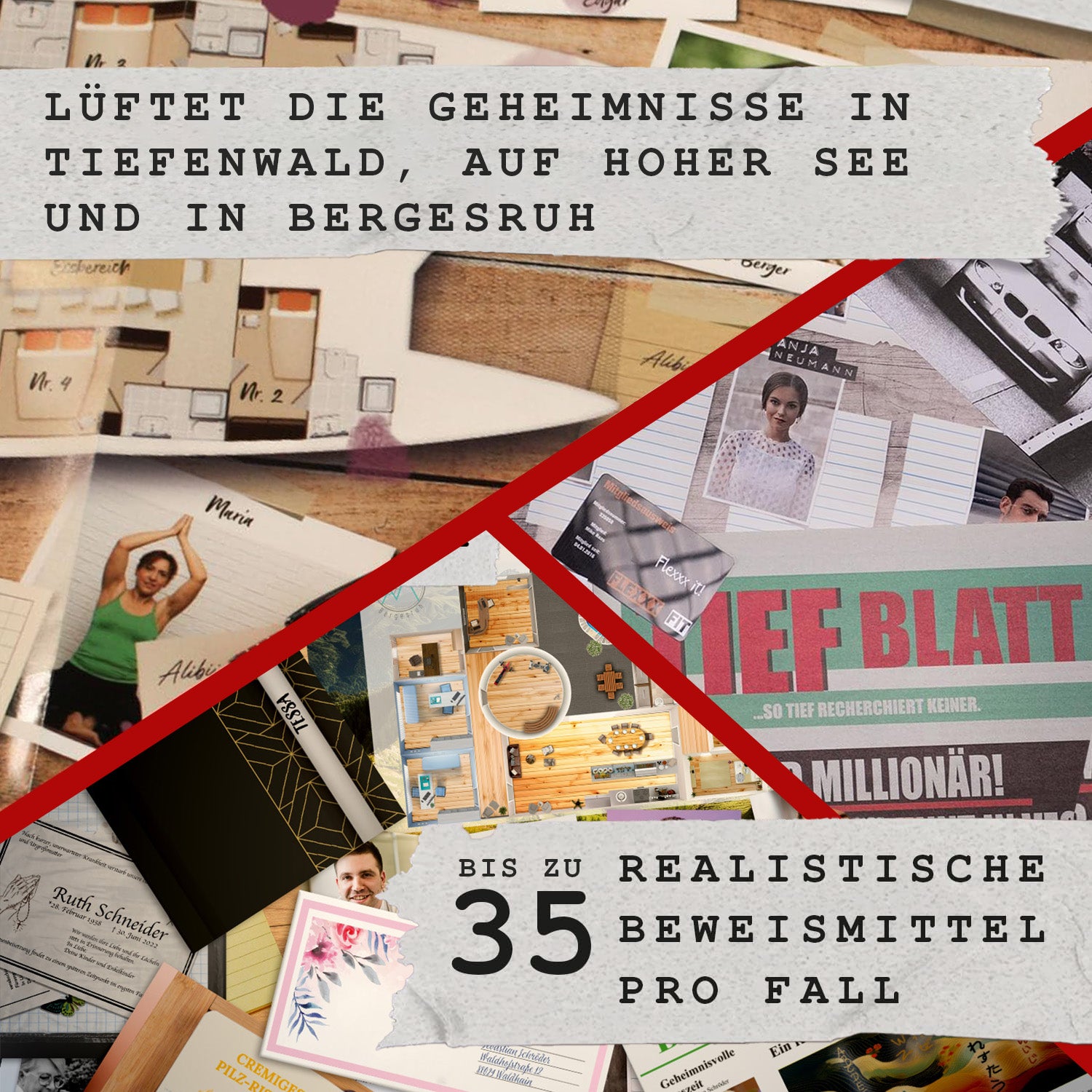 Bundle: Fall 1, 2 & 3 - The Unknown Krimispiel